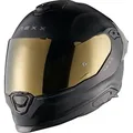 Nexx Y.100R Subsonic Helm, schwarz-gold, Größe XL
