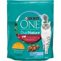Purina One Dual Nature Spirulina Katzenfutter für Erwachsene mit Huhn 750g