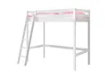 Mid.you Hochbett Ticaa 809933 Matthias 90, Weiß, Holz, Kiefer, massiv, Höhe ca. 16 cm, links montierbar, rechts montierbar, 90x200 cm, nur für Rollroste geeignet, Kinder- & Jugendzimmer, Kindermöbel, Kinderbetten, Hochbetten