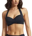 Seafolly Damen-Bikinioberteil mit gedrehten Vorderseiten, weiche, Eco Collective True Navy, 40