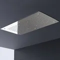 BERNSTEIN Einbauduschkopf Regenduschkopf Wassersparend Regenbrause 70x38cm Brausekopf aus Edelstahl Deckenbrause mit Anti-Kalk Düsen Duschkopf für Deckenmontage Regendusche DPG5019