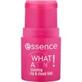 essence WHAT A TINT! staining lip & cheek tint, Rouge, Nr. 10, Pink, kühlend, Färbeeffekt, sofortiges Ergebnis, natürlich, vegan, ölfrei, ohne Parabene, ohne Mikroplastikpartikel, 1er Pack (5g)