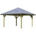 CHILLROI Woodfeeling Garten Pavillon Astana Premium