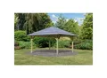 CHILLROI Quadratischer Holzpavillon 359 x 359 cm Gartenpavillon Terrassenüberdachung kesseldruckimprägniert