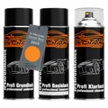 Autolack Spraydosen Set für Mercedes Daimler Benz 2603 Tieforange Deep Orange