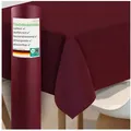 Sensalux Tischdecke Tischdeckenrolle 25m aus stoffähnlichem Vlies, Farbe + Breite wählbar rot 118 cm x 2500 cm