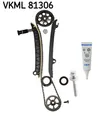 SKF Steuerkettensatz VKML 81306 für VW GOLF 6 5K1 CADDY 3 Großraumlimousine 2KB
