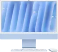 Apple iMac with 4.5K Retina display All-in-One Komplettlösung M4 RAM 16 GB SSD 256 8-core Wi-Fi 6E Bluetooth 5.3 WLAN: 802.11a/b/g/n/ac/ax macOS Sequoia 15.0 Monitor: LED 61 cm 24" 4480 x 2520 Tastatur: Deutsch Blau (MWUF3D/A)