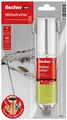fischer Möbelretter, Holzspachtel in Beige, Reparaturmasse für ausgerissene Scharniere & Dübel, geeignet für Holz & Plattenbaustoffe, 23 g (25 ml)