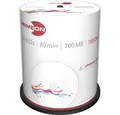 PRIMEON CD-Rohling CD-R 700MB 52x Photo-on-Disc 100er Cakebox 2761106, Bedruckbar