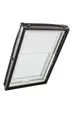 Original Roto Faltstore ZFA Faltrollo für Roto Dachfenster - Führungsschiene Weiß - Plissee für Dachfenster Baureihe Designo R4/R7 und Classic K 43/73 - Größe 065/118 | 06/11 - Stofffarbe Weiß