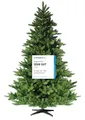 RS Trade HXT 19001 Spessarttanne 100% PVC 270 cm künstlicher Weihnachtsbaum (Ø ca. 170 cm) 2934 Spitzen und Schnellaufbau Klappsystem, schwer entflammbar, unechter Tannenbaum inkl. Christbaum Ständer