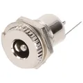 Goobay DC-Einbaubuchse - Stift 2,5 mm, Metallausführung mit Lötfahnen