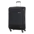 Samsonite Base Boost - Weichgepäck Koffer 78 cm Groß, Trolley Koffer mit 4 Rollen, TSA-Schloss, Leicht & Erweiterbar, 105 L, Schwarz (Black)