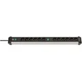 Brennenstuhl - Premium-alu-line Steckdosenleiste 12-fach 3m H05vv-f 3g1,5 2x 6-fach Schaltbare Steckdosen