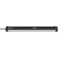Brennenstuhl 1391030200 Steckdosenleiste mit Schalter  Silber-Schwarz Schutzk...