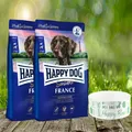 22 kg Happy Dog Sensible France 2 x 11 kg + Happy Dog Futternapf *geschenkt*