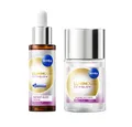Nivea Gesichtsserum LUMINOUS630® Skin Glow Routine Set Instant Glow Serum + Liquid Refiner, 2-tlg., für einen ebenmäßigen Teint