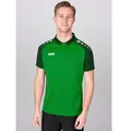 JAKO Sport-Polo Performance (Polyester-Micro-Mesh, atmungsaktiv, schnelltrocknend) grün/schwarz Herren, Größe: S