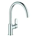 Grohe BauLoop Spültisch Küchen Armatur mit hohem Auslauf (chrom), 31368