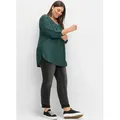 Sheego Klassische Bluse Tunika grün 42