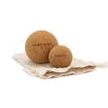 SHAPEVITAL Faszienball Set aus Naturkork | 2 Größen | inkl. Jute-Beutel
