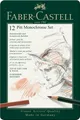 Faber-Castell Pitt Monochrome, 12er Set Metalletui