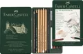 FABER-CASTELL PITT MONOCHROME Set klein, 12-teiliges Etui