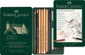 Faber-Castell FC-112975 Pitt Monochrom-Set, Faber-Castell, 12-tei