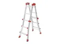 Hailo M80, Aluminium-Multifunktionsleiter, 4x3 Sprossen (7512007)