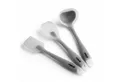 STONELINE Kochbesteck-Set Küchenhelfer-Set, 3-teilig, 1 Schaber, 1 Kochlöffel und 1 Suppenkelle (3-tlg), ideal für beschichtete Pfannen und Töpfe, Designed in Germany