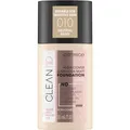 Catrice Clean ID High Cover Luminous Matt Foundation, Make Up, Nr. 010 Neutral Sand, nude, für sensible Haut, porenverfeinernd, für sensible Augen, Haut, natürlich, vegan, ohne Parfüm (30ml)