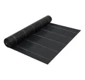vidaXL Unkrautvlies Unkrautfolie Schwarz 2x5 m PP, (1-St)