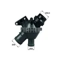 MAHLE Thermostat Kühlmittel 108°C für BMW 3er X1 X3 TM 25 108