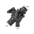 1x Thermostat, Kühlmittel MAHLE TM 25 108 passend für BMW BMW (BRILLIANCE)