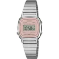 Uhr, Vintage, Silber\Rosa - Silber/Magenta
