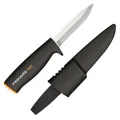Fiskars 1001622 K40 Universalmesser Schneidearbeiten 22,5 cm Schwarz Orange