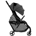 Hamilton by Yoop XL Kinderwagen – Premium Buggy mit MagicFold™ - Extra großer Gepäckraum – Verstellbarer Griff – Mit Becherhalter – Leichter und wendiger buggy - Melange dunkelgrau
