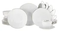 CreaTable, 22847, Valencia Gold, Kombiservice 30-tlg, Porzellan