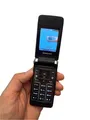 gebrauchtes Ersatzhandy Samsung  Metro GT-S3600 Flip Phone Silber Metallic
