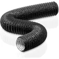 Abluftschlauch 150mm 5m flexibel PVC Alurohr Lüftungsschlauch Schallabdichtung