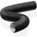 150mm Abluftschlauch 5m PVC Alurohr flexible Lüftungsschlauch Schallgedämmt