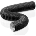 Abluftschlauch 150mm 5m Flexibel PVC Alurohr Lüftungsschlauch Schalldämmung A...