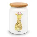 Vorratsdose Giraffe Blumenkranz - Geschenk Aufbewahrungsdosen Vorratsdosen