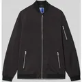 Jack & Jones Bomberjacke mit Reißverschlusstaschen Modell 'ERUSH' in Black, Größe 152