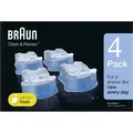 Braun - Ersatzteil - Original-pack Mit 4 Reinigungsflüssigkeitsnachfüllungen -