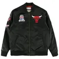 Mitchell & Ness Bomberjacke Satin FLIGHT Chicago Bulls schwarz L