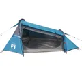 Zelt Campingzelt Tunnelzelt 2 Personen Blau Wasserdicht