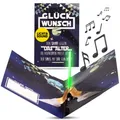 bentino PopUp Musikkarte Lichtschwert, MEGA Überraschungseffekt, Grußkarte mit Sound und Lichteffekt, DIN A5 Set mit Umschlag, lustige Glückwunschkarte