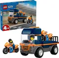 LEGO® Motorradtransporter (60491), LEGO City Konstruktionsspielsteine, (88 St), Made in Europe